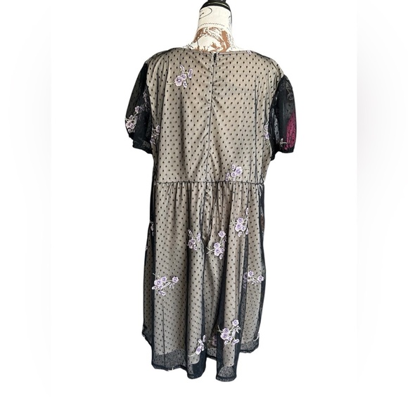 Sugarfox A California Company like new Babydoll Dress size L-XL - Picture 2 of 9